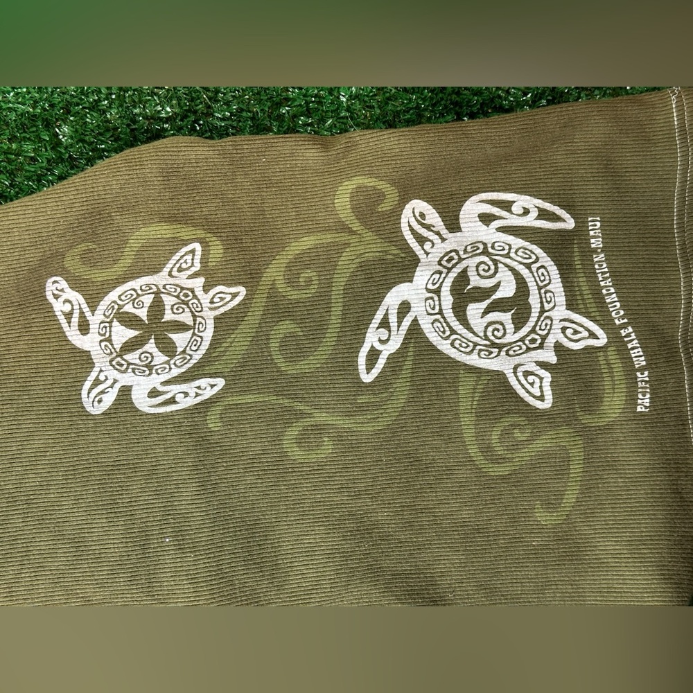 Pacific Whale Foundation Army Green Tank Top - Picture 5 of 5